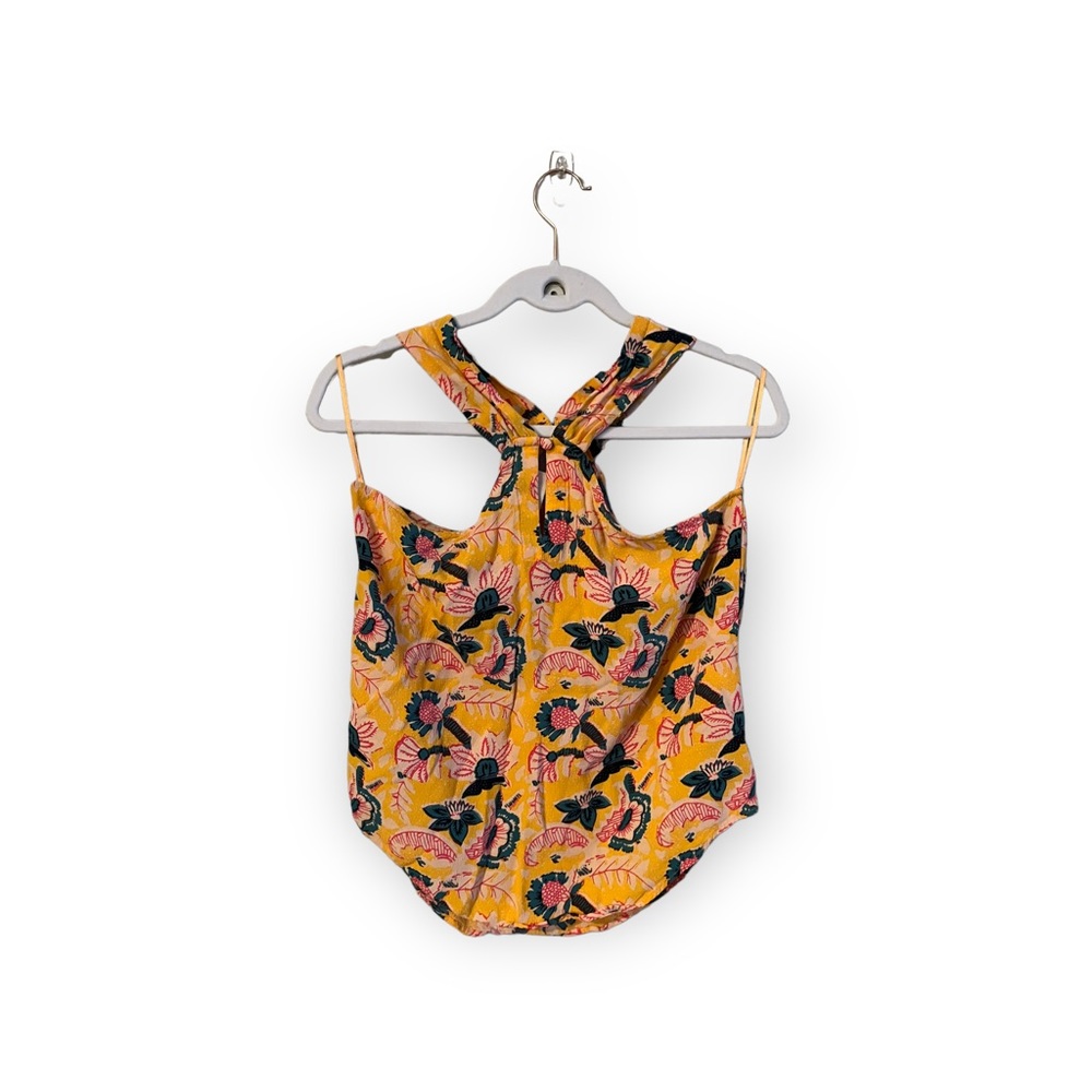 Sleeveless Ring Neck Boho Summer Cropped Blouse